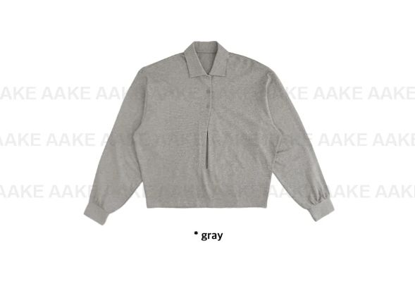 DEEP V-NECK COLLAR SWEATSHIRT