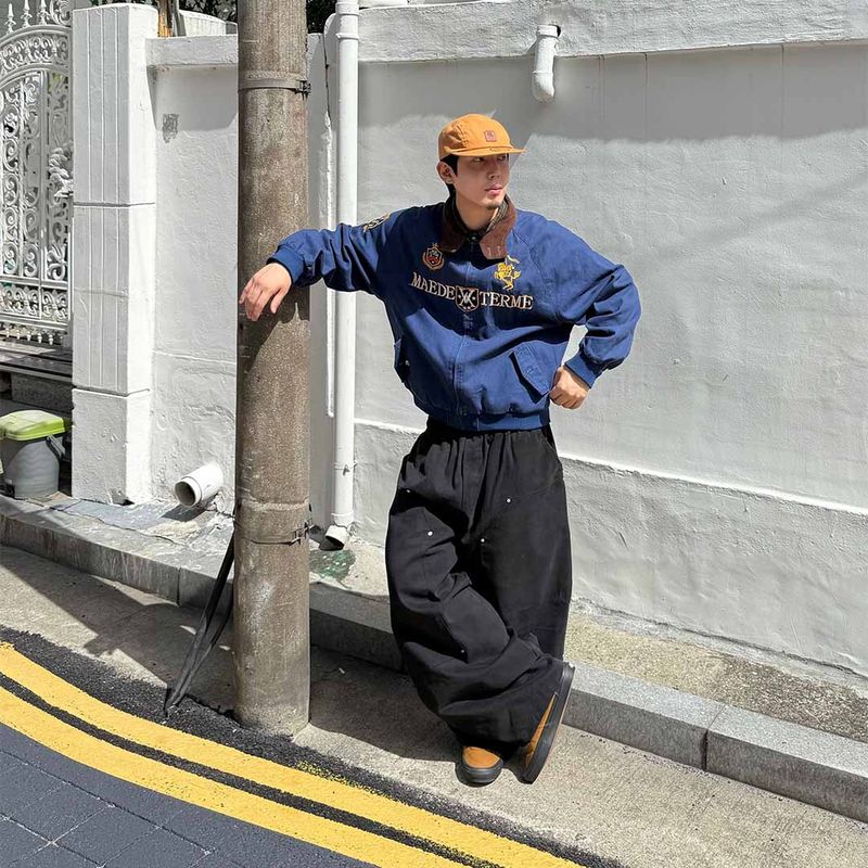 HundoP（ハンドピー）の「Vintage Numbering Blouson Jacket（Jackets/Outerwear）」