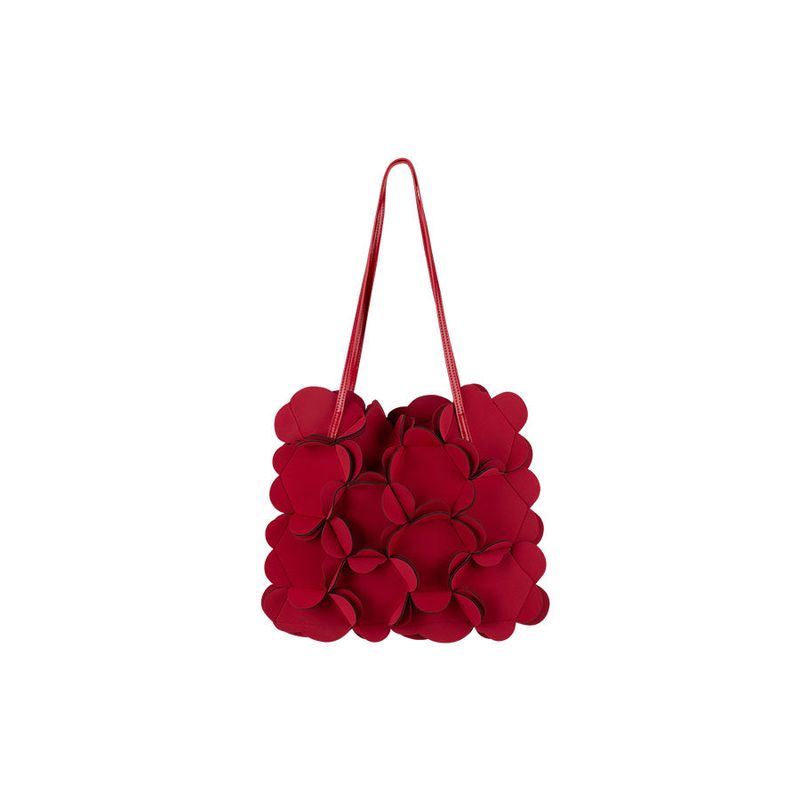 Neoprene Flower Shoulder Bag
