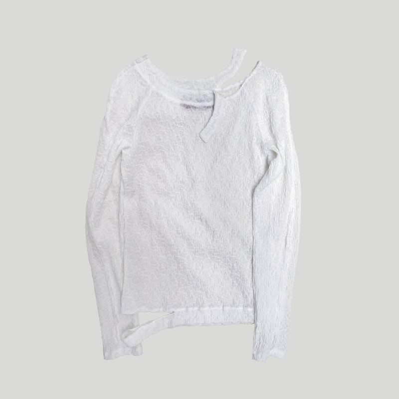 CUT-OUT RAGLAN SLEEVE TOP