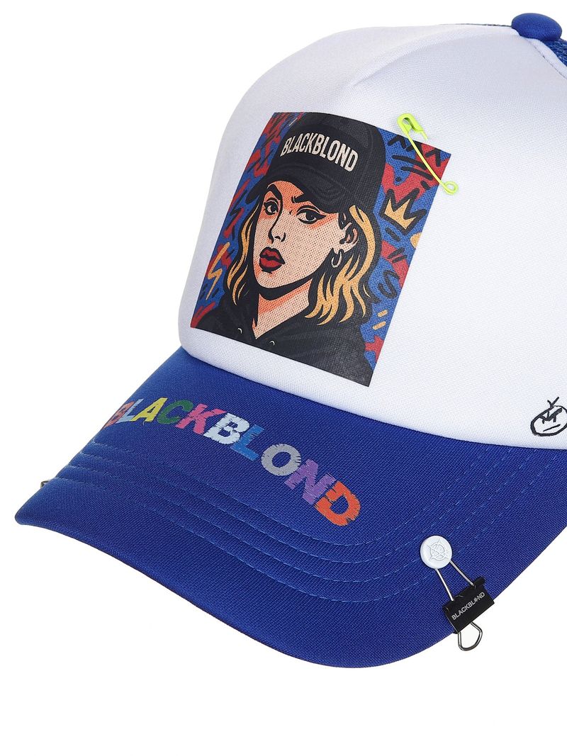 BBD Pop Clash Trucker Mesh Cap (Blue)