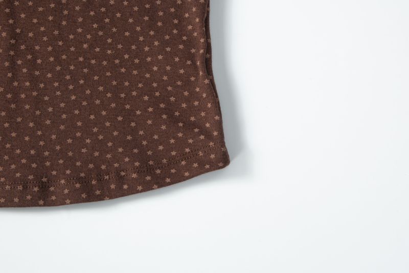 star sleeveless brown