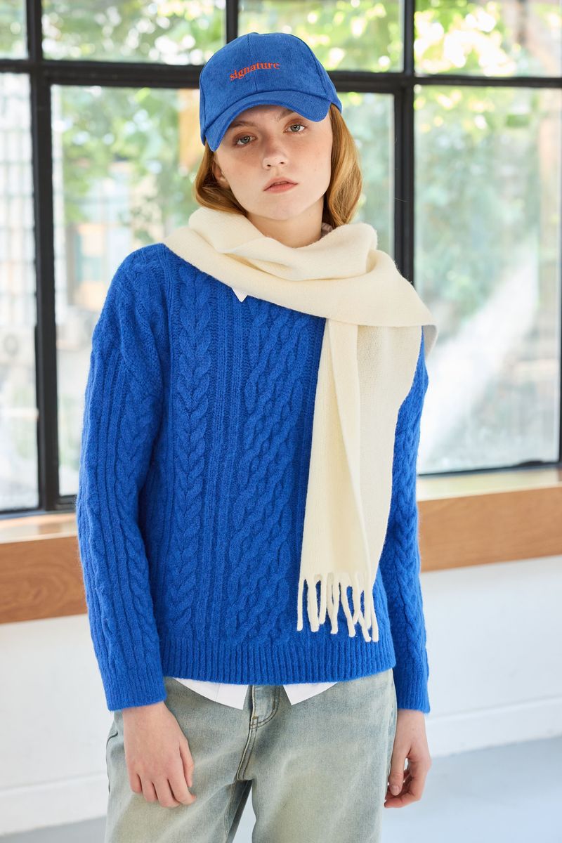JUICY ROUND KNIT / BLUE