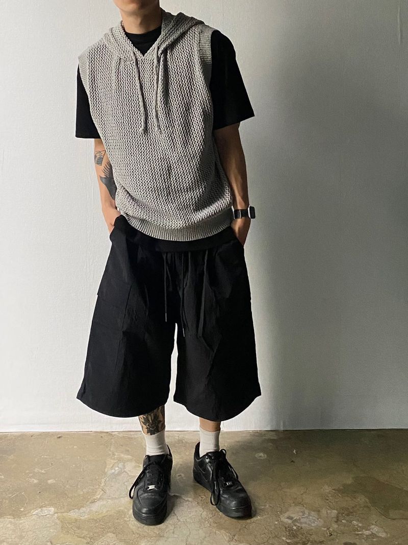 Net Hooded Vest 3C