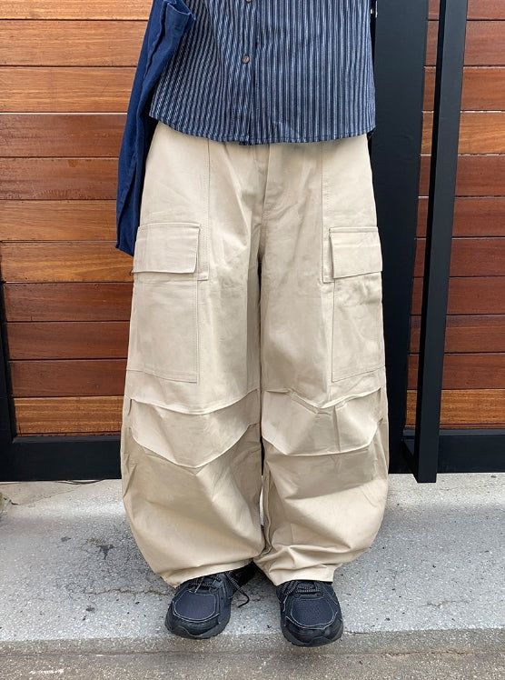 Roil Cotton Wide Cargo Pants