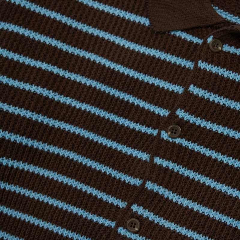 TOURS STRIPE KNIT CARDIGAN (UNISEX)