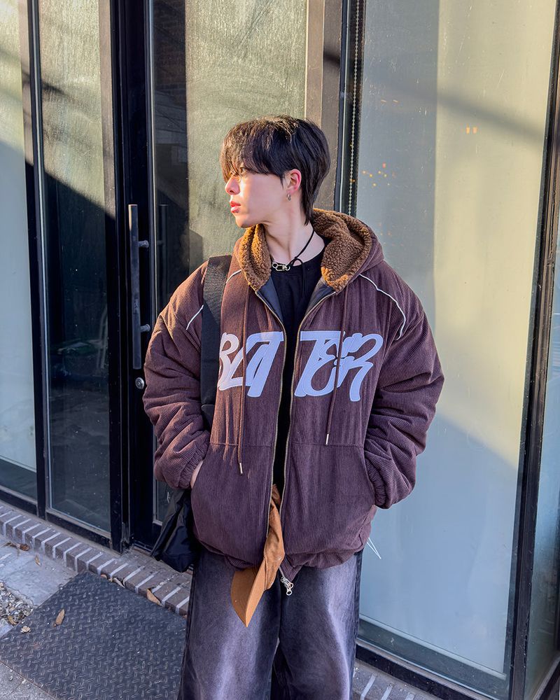 Izek Corduroy Padded Jacket 2C