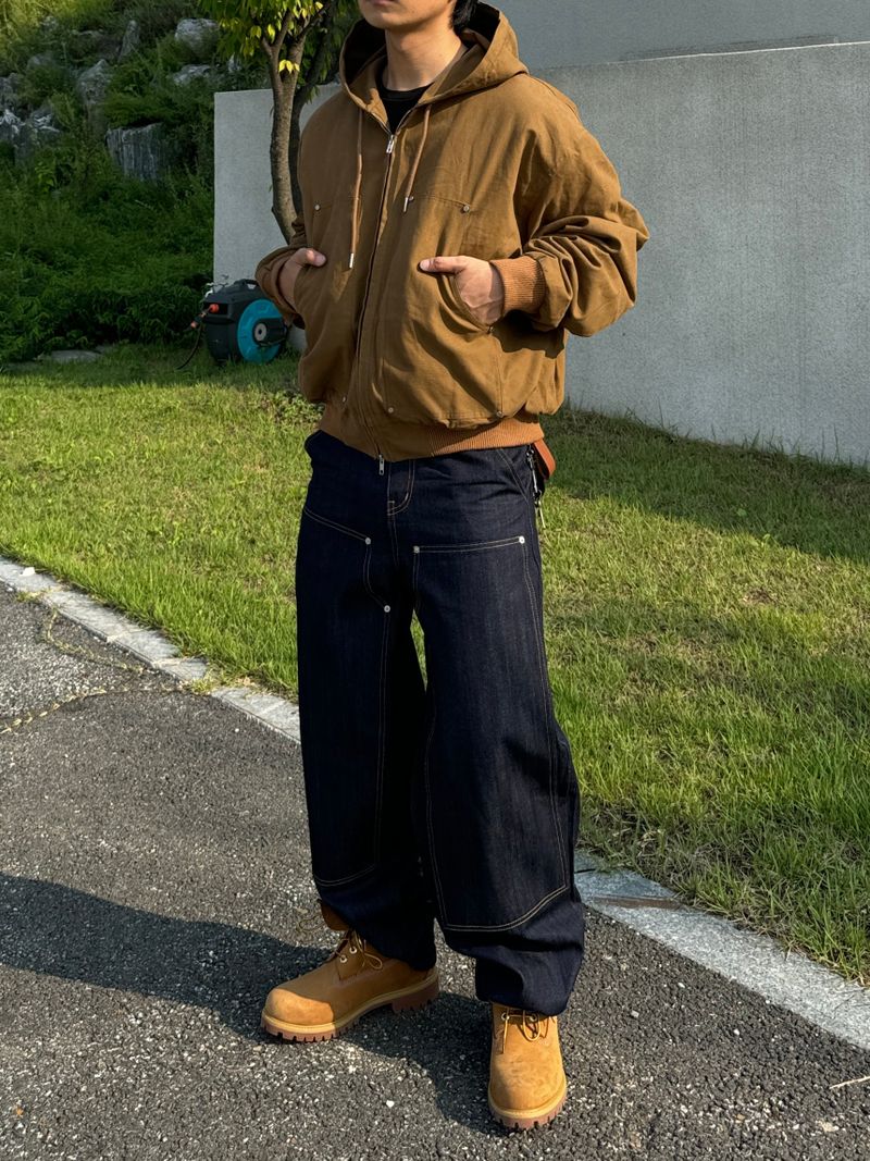 Twinknee denim pants (2color)