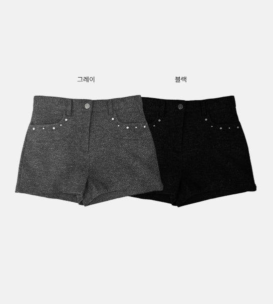 Fair Studded Wool Shorts