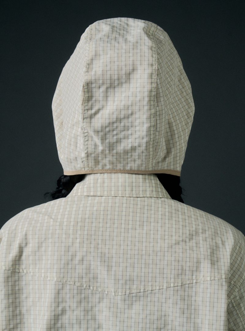 Checkboard bonnet (beige)