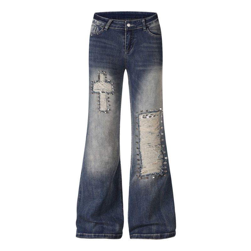 Cozy&Kitsch(コージーアンドキッチ)の「Cross Distressed Denim Pants(Pants)」
