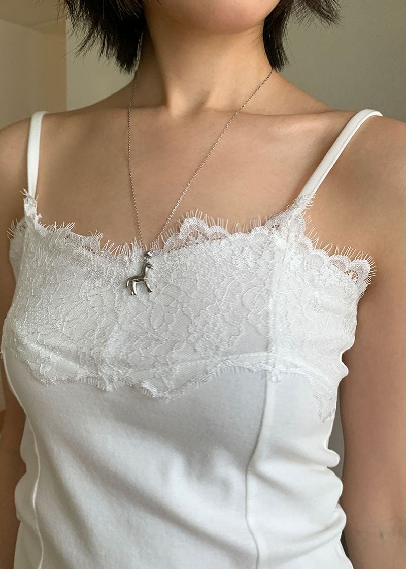 LACE LINE SLEEVELESS (4color)