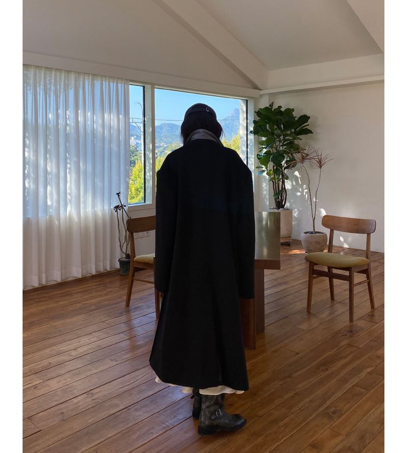 gentleman single maxi coat