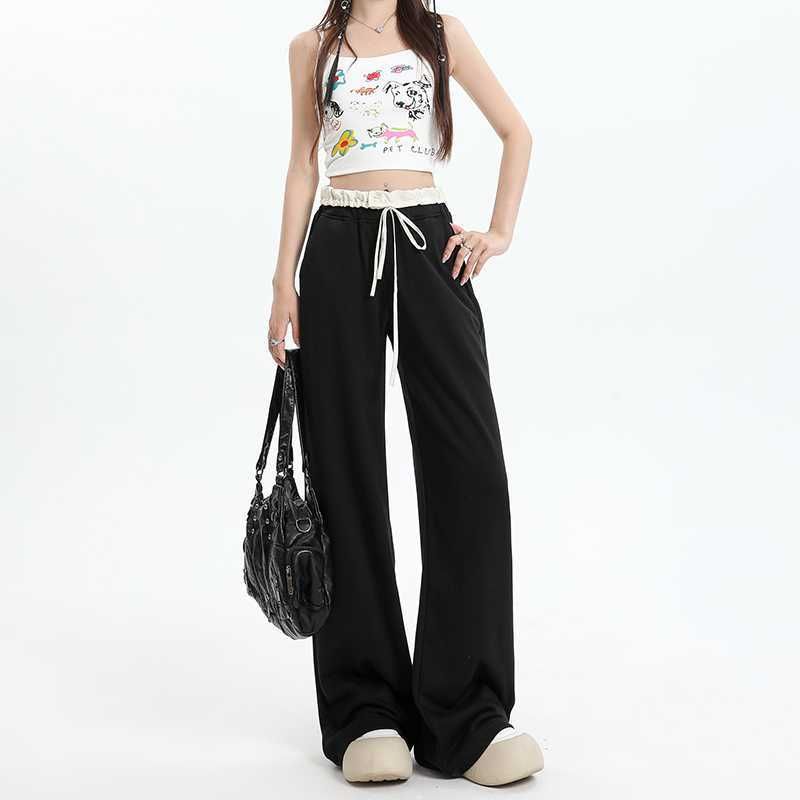 Double Waist Set-Up String Jogger Pants