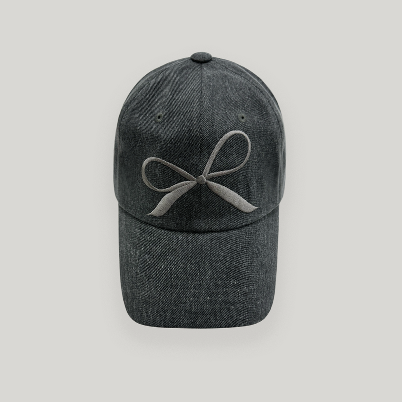 UBEIGE(ユーベイジ)の「Charcoal Pigment Ribbon Cap(Hats)」