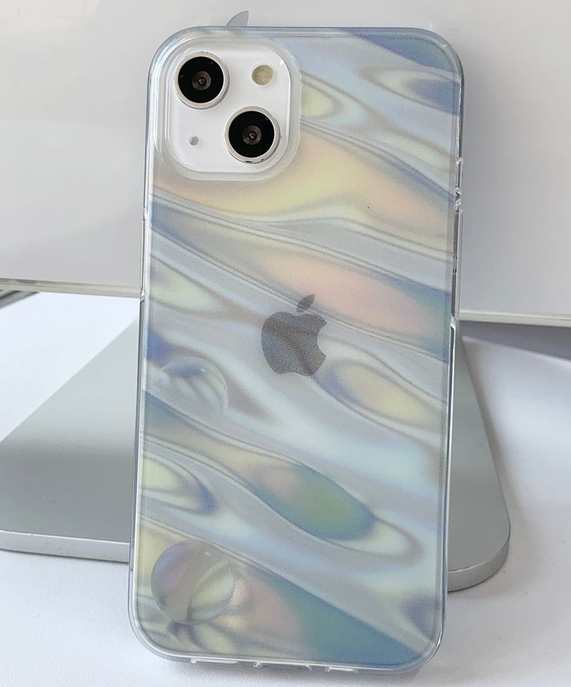 Aurora metal Wave Pastel Phone Case