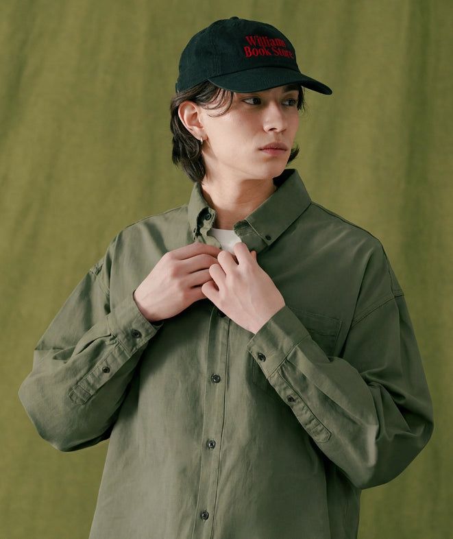 26SS★ Duff Overfit Washing Cotton Shirt
