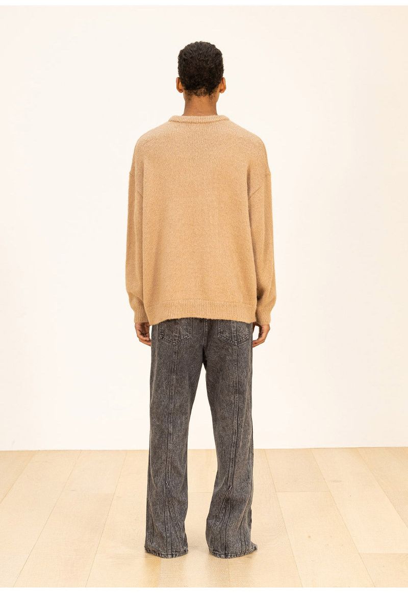 WOOL SOFT MOHAIR OVERSIZED KNIT