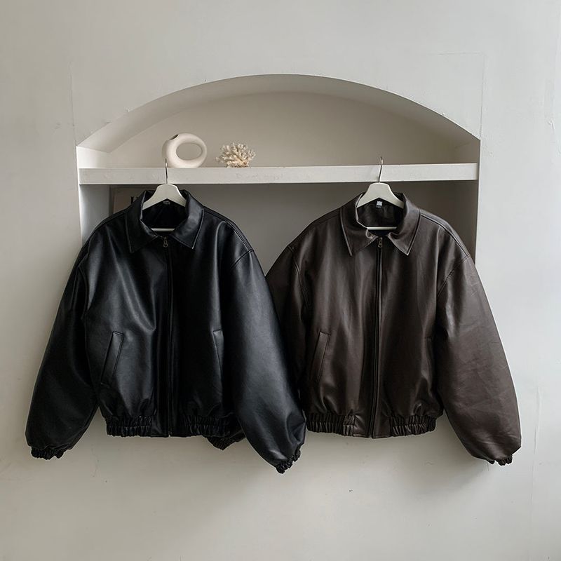 Holly Over Leather Jumper (2color)