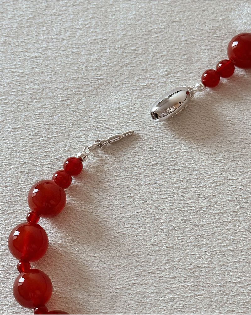 CARNELIAN LARGE NECKLACE