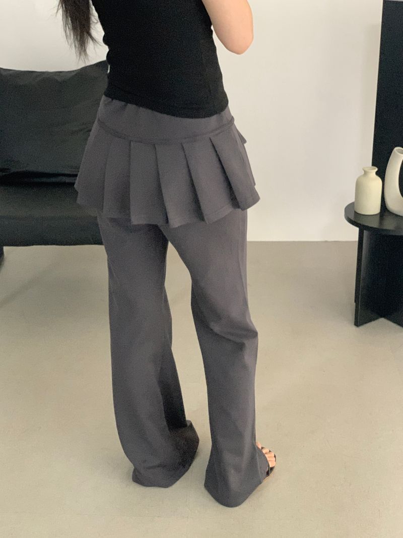 Elliott pleated skirt elastic pants