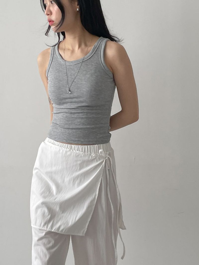 INCHANT ME（インチャントミー）の「Ava Ribbed Sleeveless Top（Tops）」