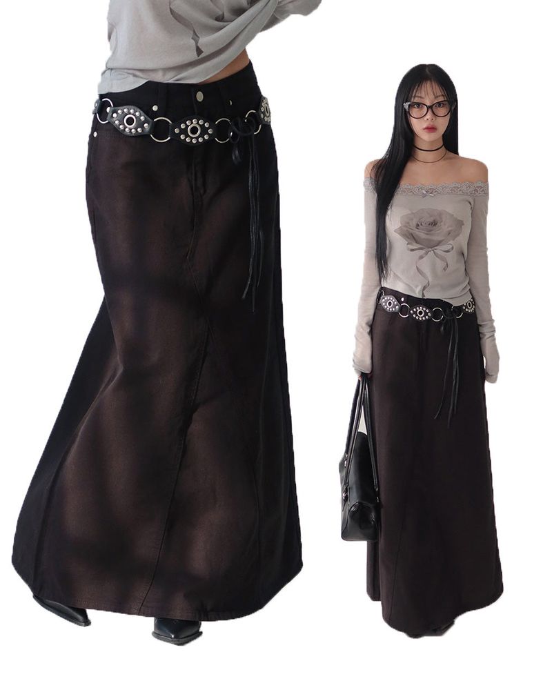 Delight-J(ディライトジェイ)の「4 color cotton maxi long skirt(Skirts)」