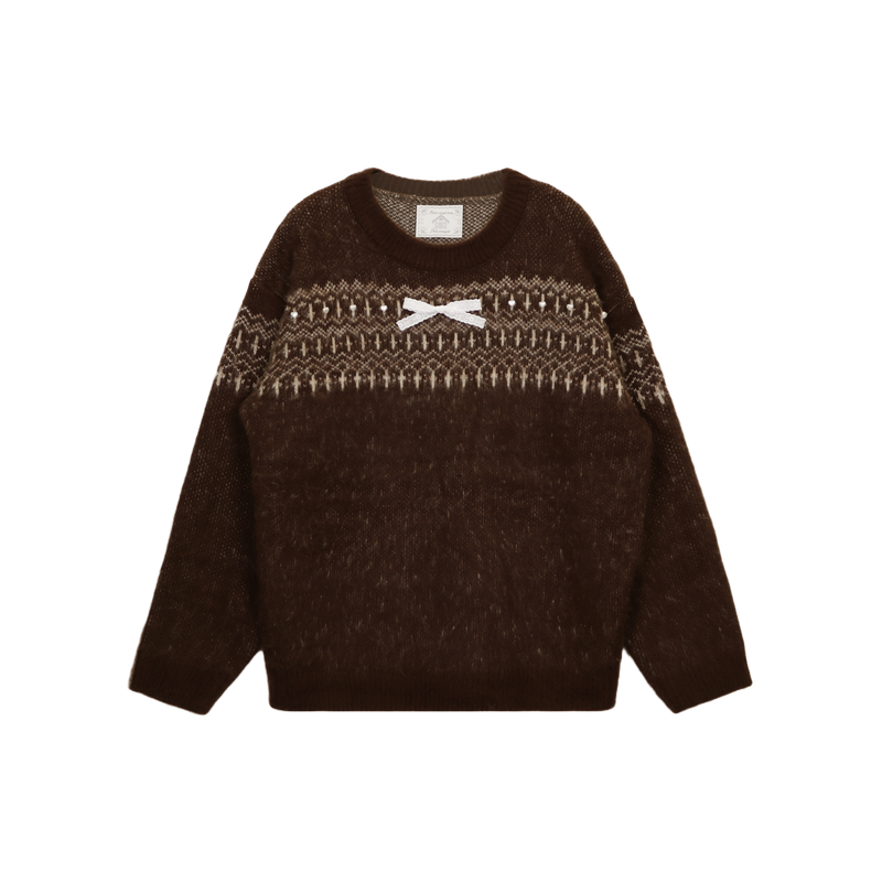 PINK PINEAPPLE（ピンクパイナップル）の「SNOWY SOFT LOVELY SWEATER（Tops）」