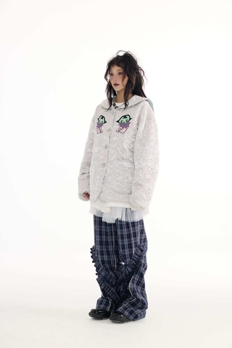 Silver embroidered jacket