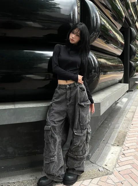 SIAOSIKO（シアオシコ）の「フェザーウェイト ロングライン カーペンター ワイド デニム（パンツ）」