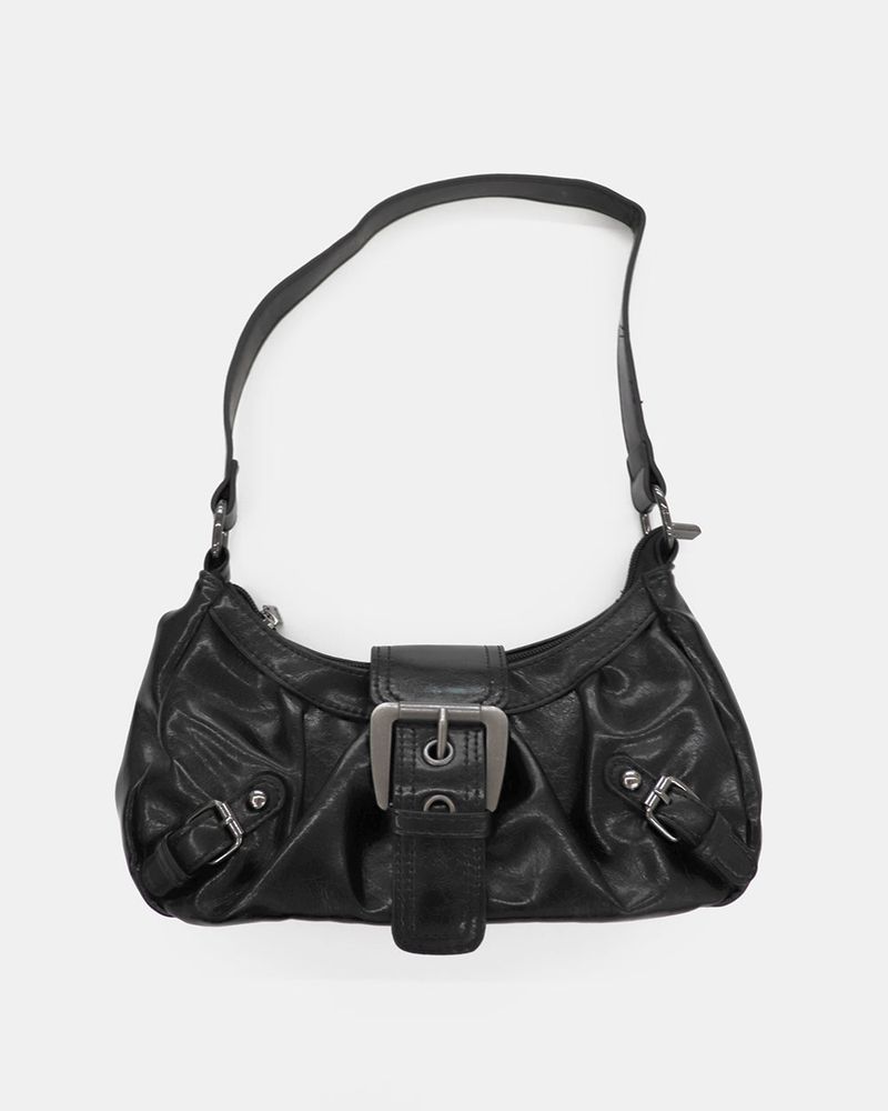 Moto Belt Mini Leather Shoulder Bag