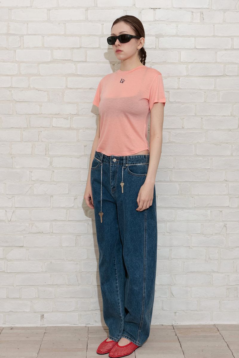 TENCEL PETIT TEE_PINK