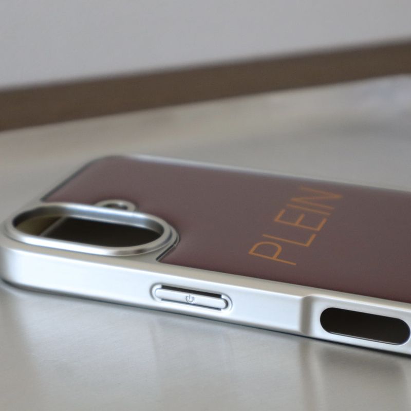 [MADE] PLEIN SILVER EPOXY PHONE CASE
