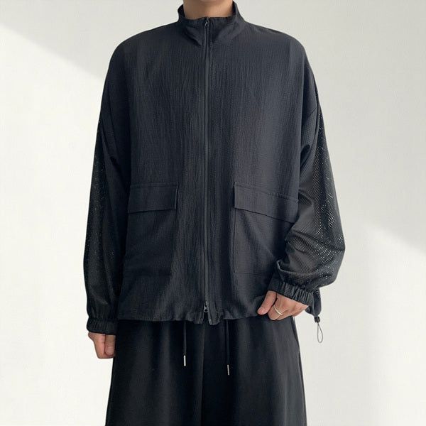 voarc（ボアク）の「The One Air Cool Mesh Mix String Zip-Up (3 colors)（Jackets/Outerwear）」