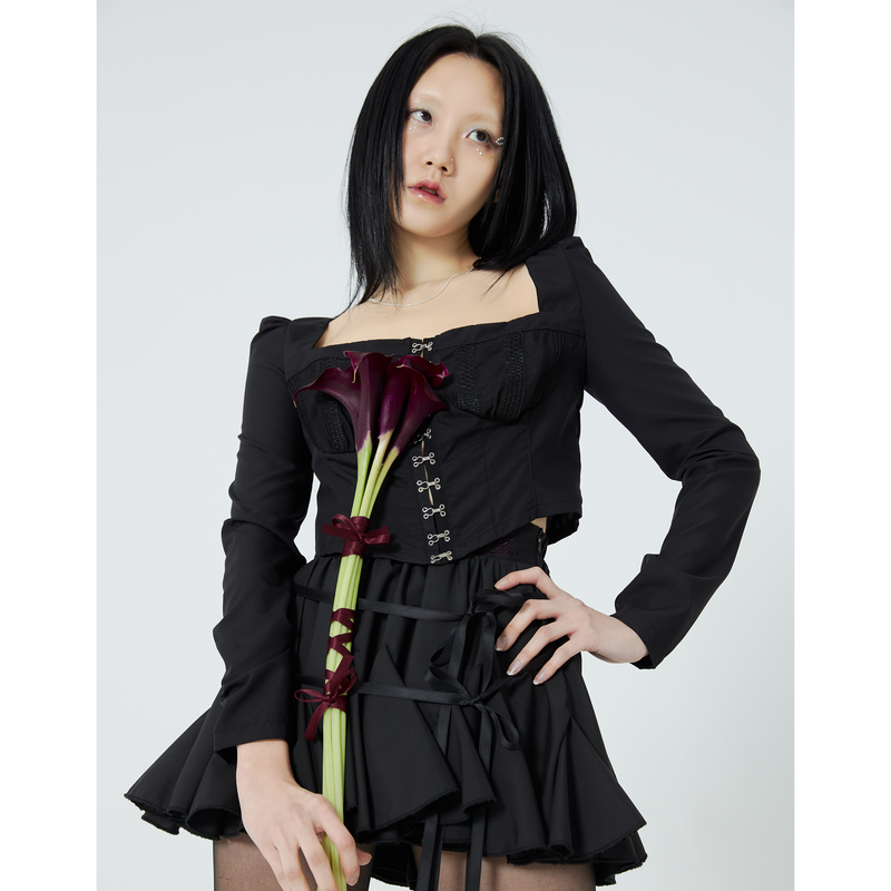 bustier blouse