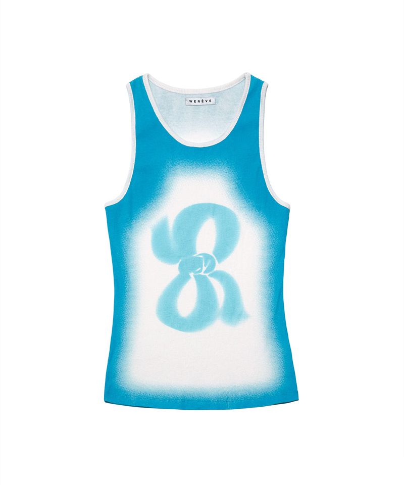 WEREVE（ウィレブ）の「printing tank top_white sky（Tops）」