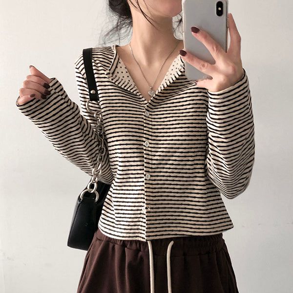 Pla Dangala Dot Snap Cardigan