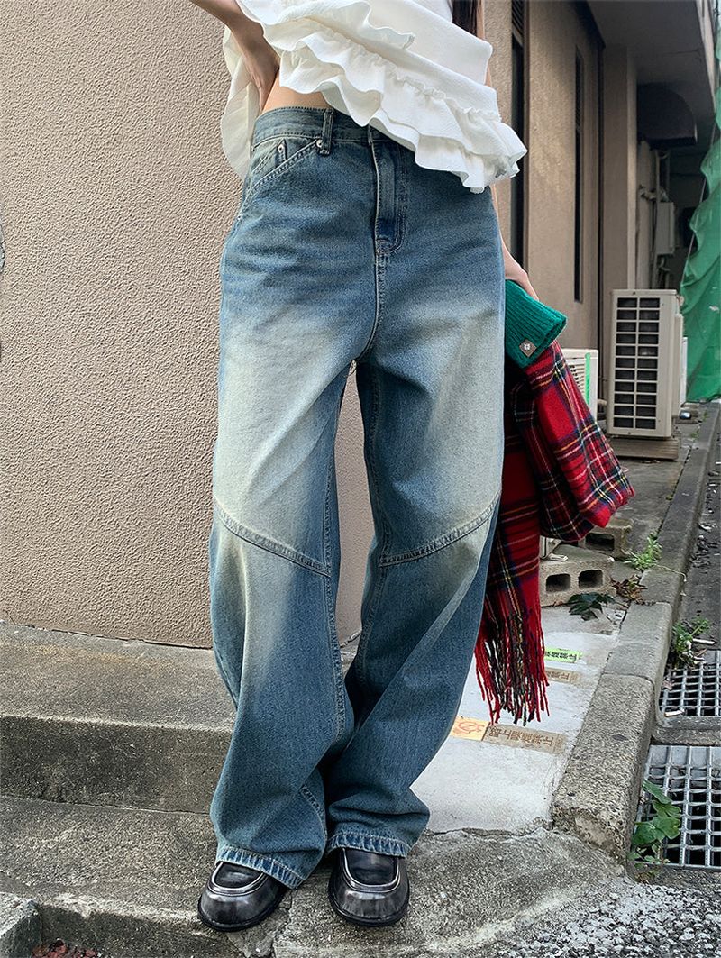 BIAS WIDE JEANS (2C)