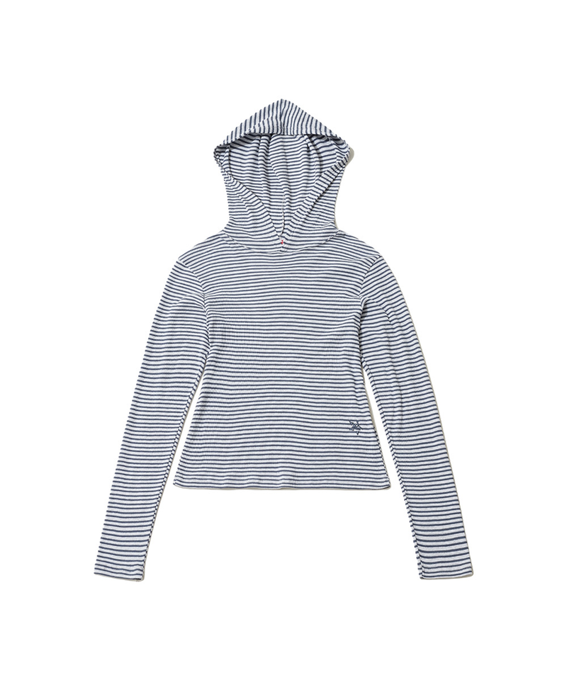 STAR STRIPE HOODIE - BLUE