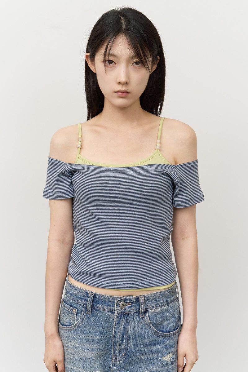 (W) Demian Striped Top
