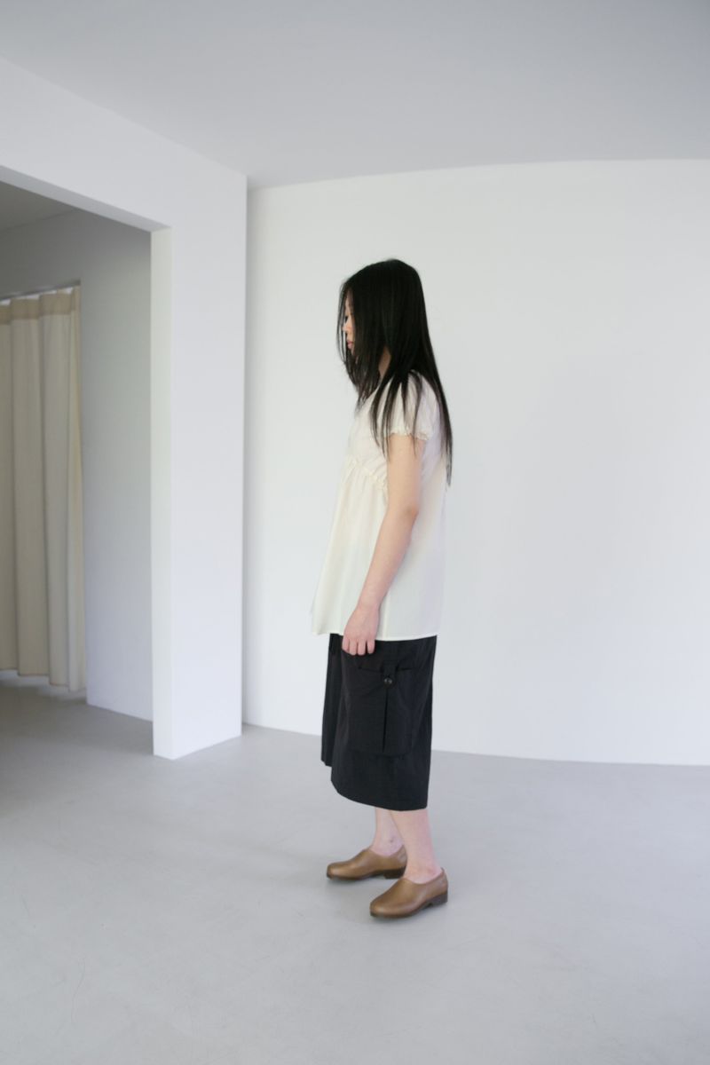 nylon button pocket bermuda pants(3colors)