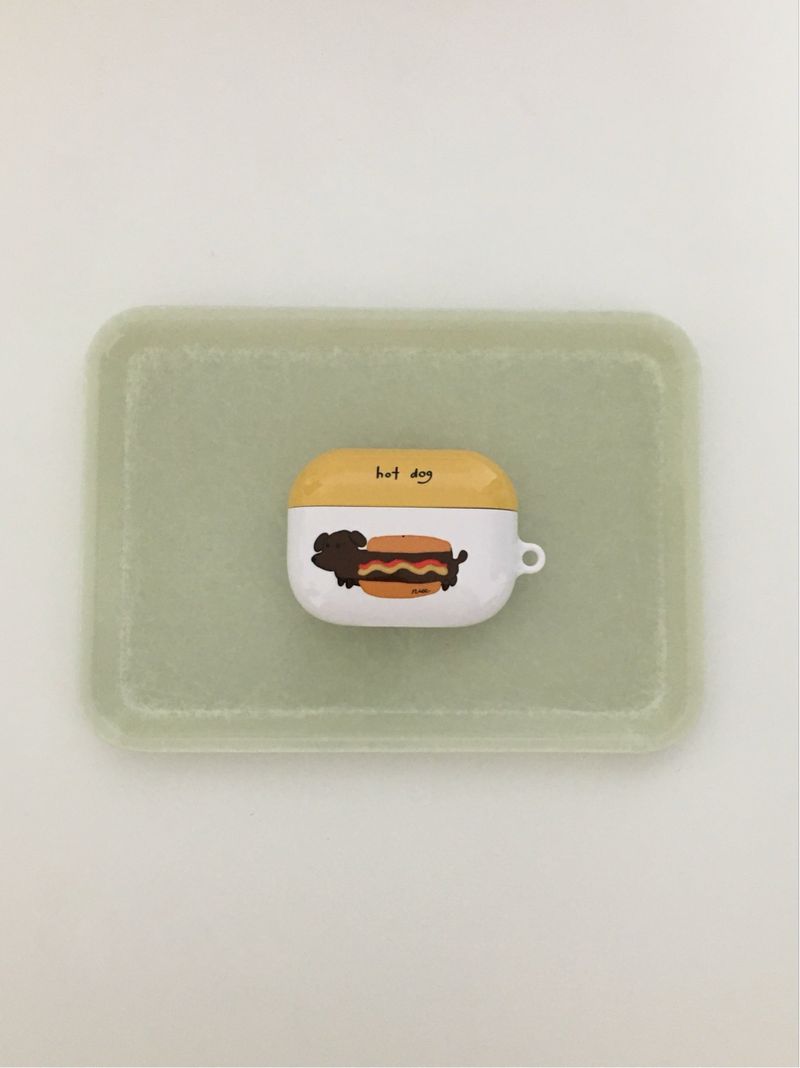 shop.nuee（ショップニュイ）の「hot dog air pods case (mustard)（Smartphone Accessories）」