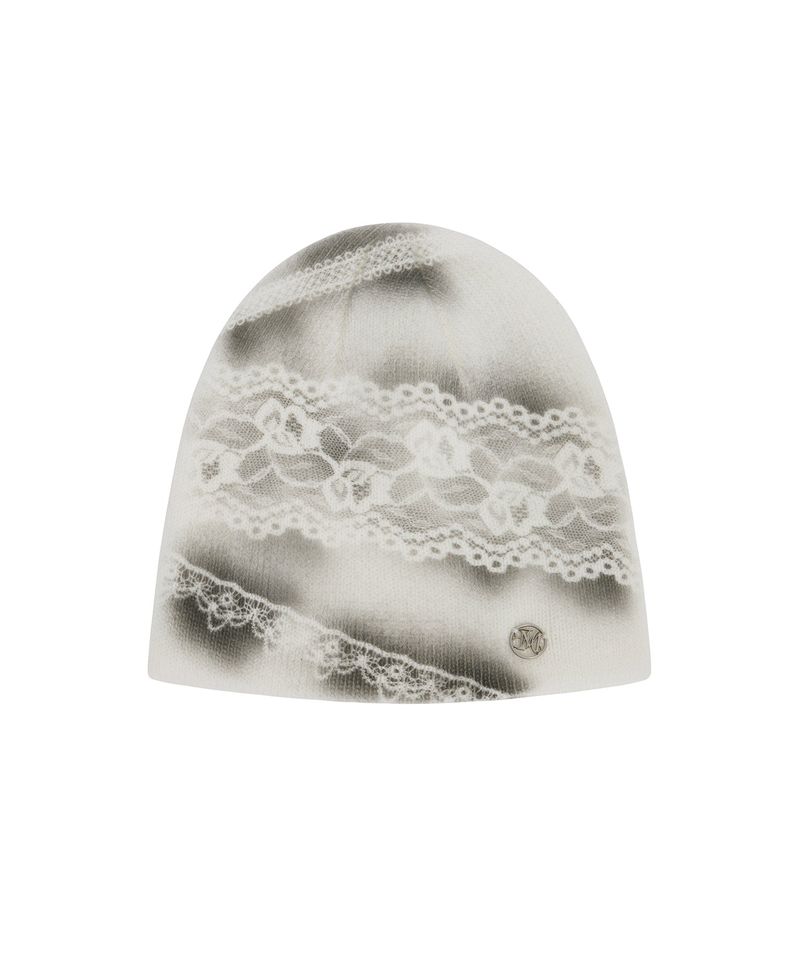 lace beanie (ivory)
