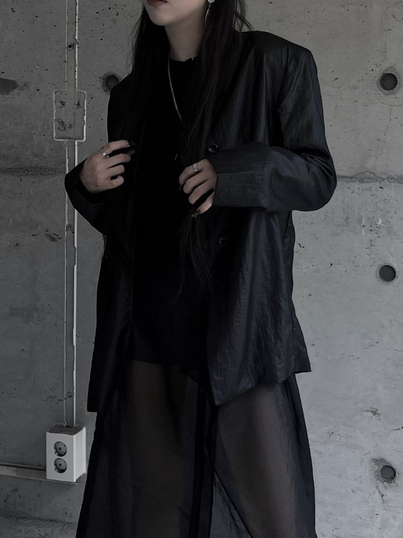 cliche wave anorak jacket (2color)