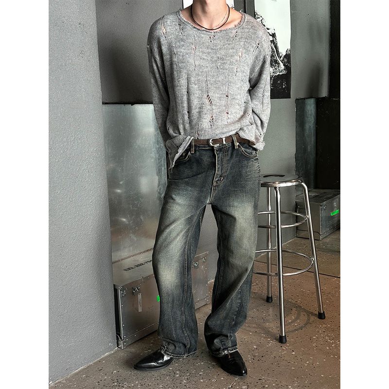 [F/W] Mohair damage long sleeves (3color)