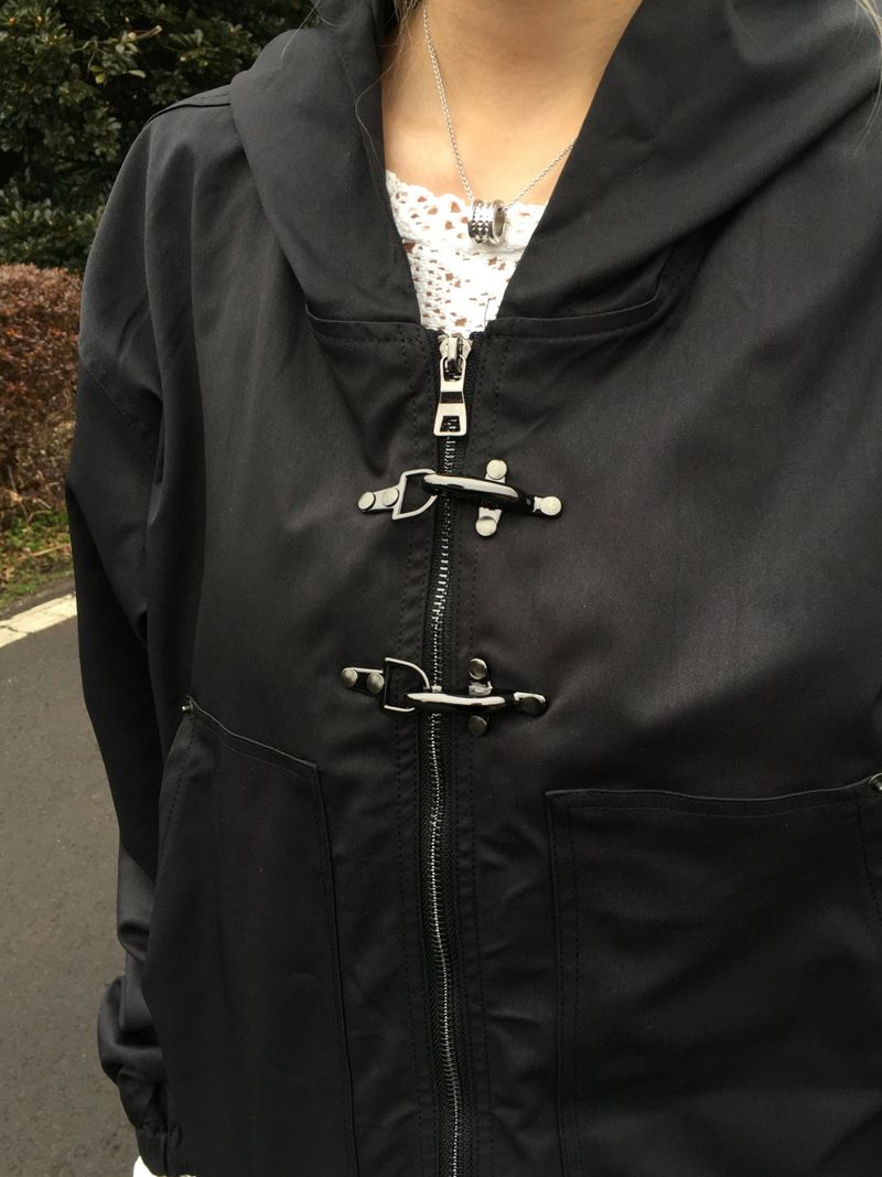 Jet Buckle Hooded Zip-up (2c)