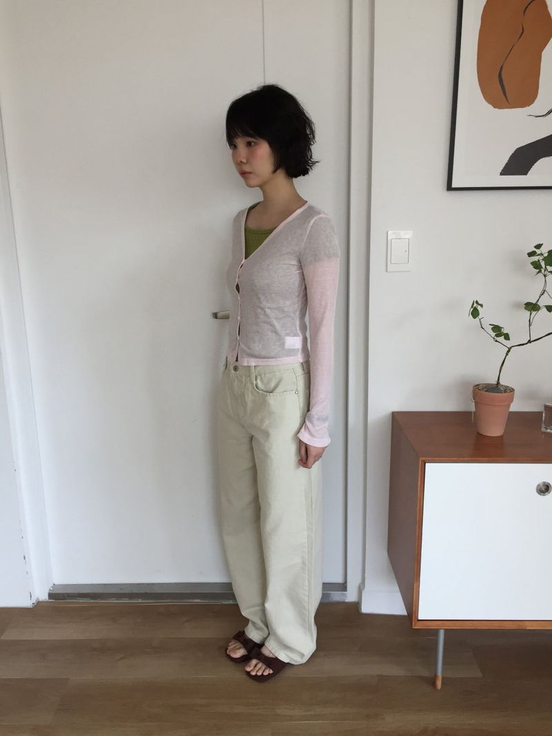 Petal Sheer Cardigan (2color)