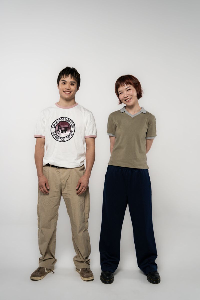  AUTHENTIC NYLON PINTUCK STRAIGHT PANTS (BEIGE)