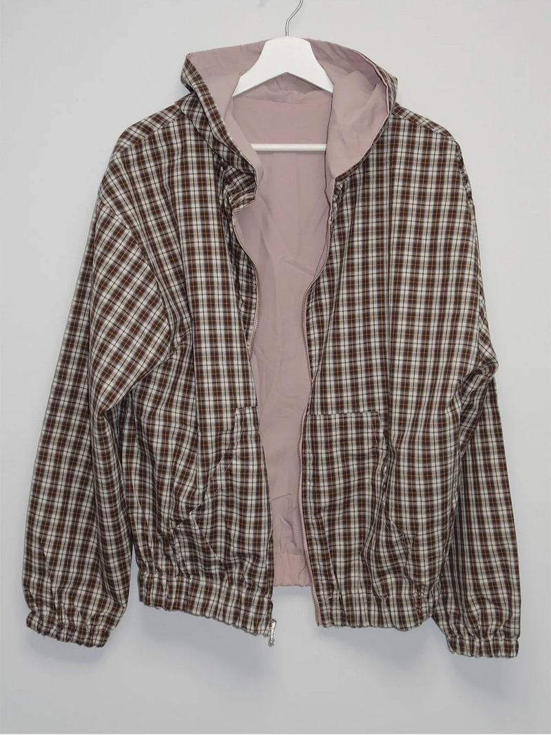 crinkle reversible jacket