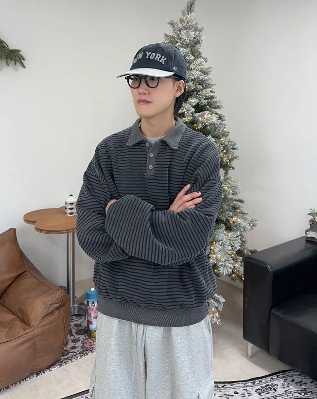 Peron Pigment Collar ST Sweatshirt